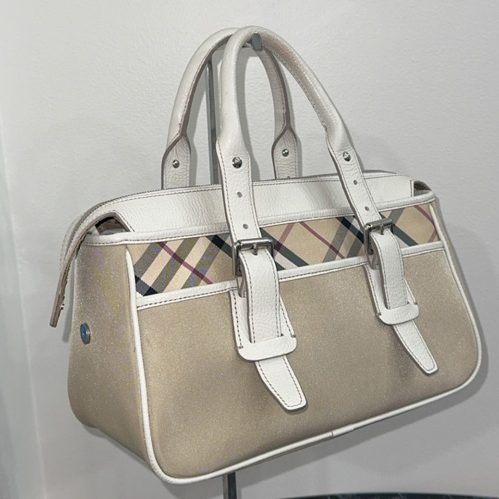 BURBERRY Leather Nylon Canvas Handbag Beige Ivory
Handbag AUTHENTIC - Picture 6 of 16